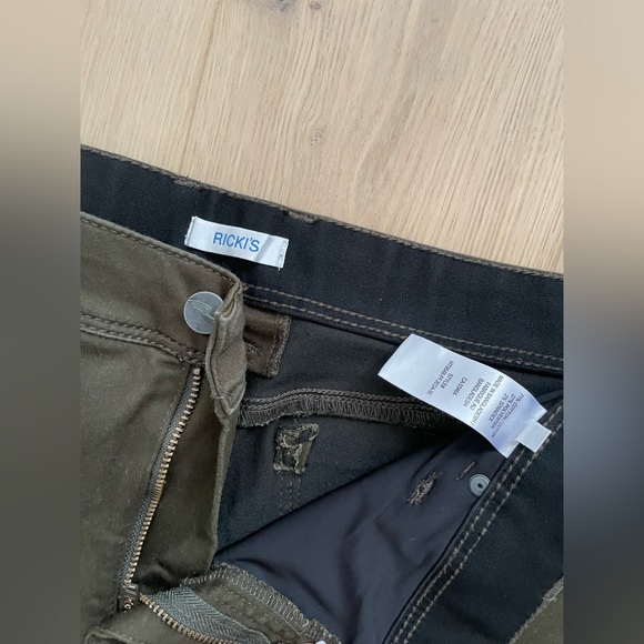 Rickis Stretchy Green pant with elastic waistband size 18 - Picture 4 of 5